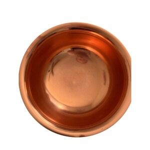 Vintage Coppercraft Guild Copper Footed Bowl Taunton Mass Pedestal Serving Decor